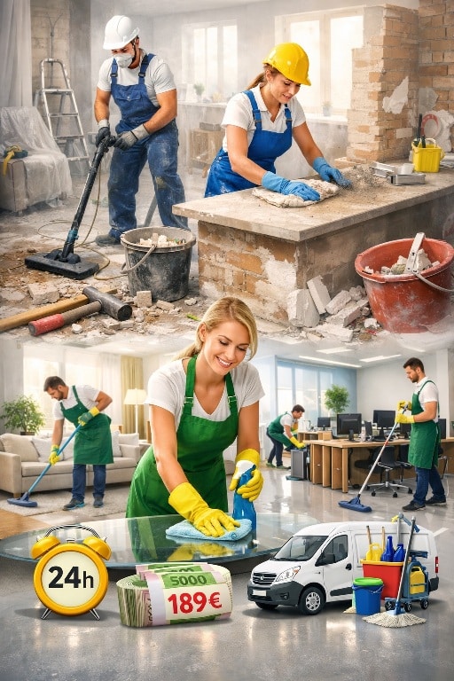 ditta di pulizie post ristrutturazione